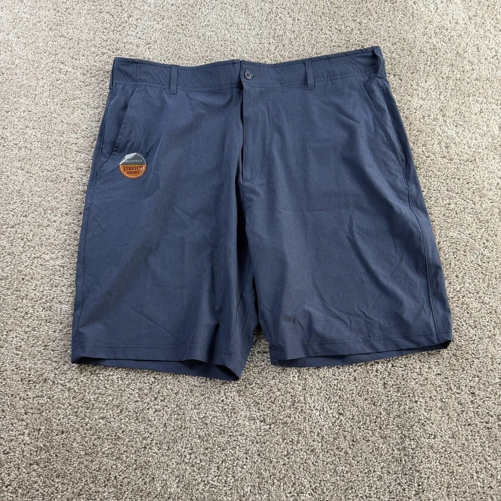 Architect Chino Shorts Mens 40 Blue ActiveFlex Stretch 9 Inseam Casual Summer